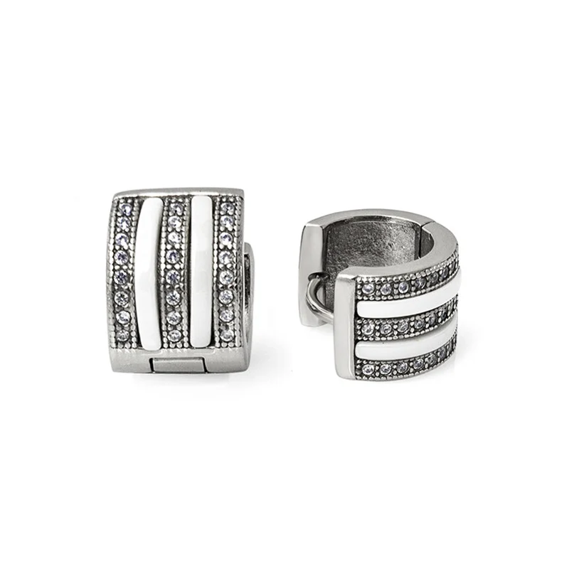Сережки Steel Story з кераміки, СК-1086