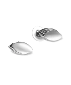 Сережки Steel Story з медичної сталі 316L з позолотою, СС-1089
