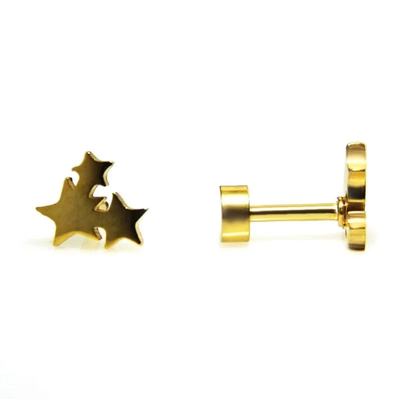 Сережки Steel Story з медичної сталі 316L, СС-1229