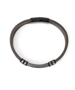 Alternative view of Браслет Steel Story из медицинской стали 316L и экокожи BSK-2166