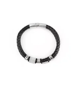 Alternative view of Браслет Steel Story из медицинской стали 316L  и экокожи BS - 2149