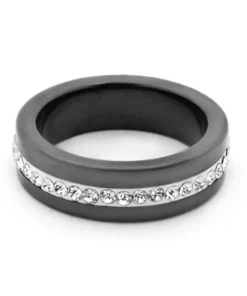 Кольцо Steel Story из керамики, КК-0359