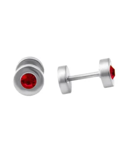Сережки Steel Story з медичної сталі 316L з кристалами цирконію, СС-1427