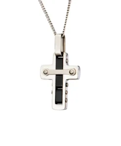 Подвеска Steel Story из керамики и медицинской стали 316L, ПСК-0577